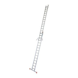 KRAUSE Schiebeleiter MONTO Fabilo silber 30 Sprossen, H: 440,0 cm