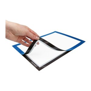 magnetoplan Magnetrahmen selbstklebend Magnetofix  blau A4, 2 St.
