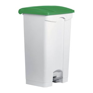 helit Mülleimer 90,0 l weiß, grün, 1 St.