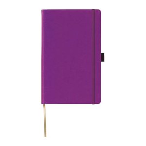 Lediberg Notizbuch ca. DIN A5 kariert, lila Hardcover 240 Seiten, 1 St.