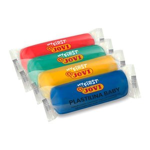 JOVI Knete My First Plastilina Baby farbsortiert, 60 Farben je 38,0 g