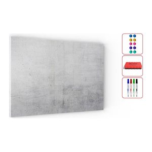 ALLboards Magnettafel 60,0 x 40,0 cm Zement