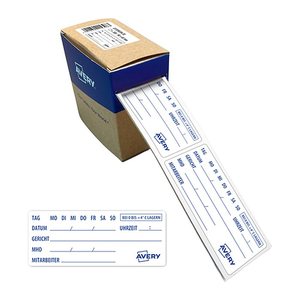 AVERY Zweckform Proben - Etiketten weiß 98,0 x 40,0 mm, 300 St.