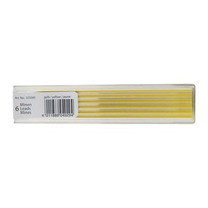 STANGER Fallminen-Bleistiftminen gelb HB 0,3 mm, 6 St.
