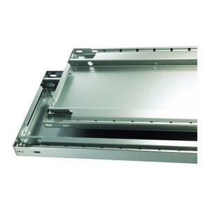 SCHULTE Anbau-Schwerlastregal MULTIplus 250 12946-LR silber 100,0 x 40,0 x 250,0 cm