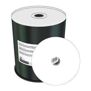 MediaRange CD-R 700MB 100pcs Proselect weiß voll metalliesie