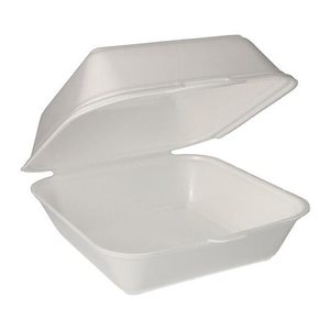 STARPAK Burger-Boxen weiß 20,0 x 20,0 cm, 100 St.