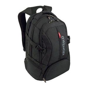 WENGER Laptop-Rucksack Transit Kunstfaser schwarz 27,0 l bis 39,6 cm (15,6 Zoll)