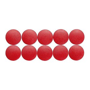 MAUL Magnete rot, Kunststoff Ø 2,0 cm, 10 St.