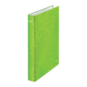 LEITZ WOW Ringbuch 2-Ringe grün 4,0 cm DIN A4, 1 St.