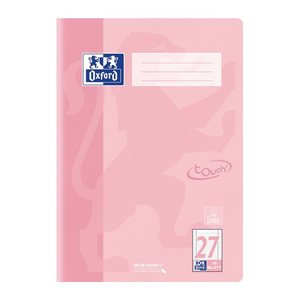 OXFORD Schulheft TOUCH Lineatur 27 liniert DIN A4 mit Rand, 16 Blatt, 1 St.