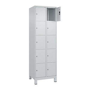 CP Schließfachschrank Classic Plus lichtgrau 080010-205 S10009, 10 Schließfächer 60,0 x 50,0 x 195,0 cm