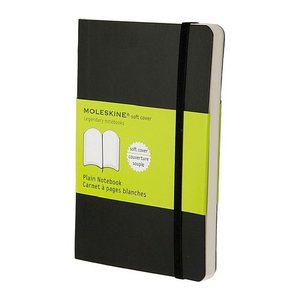 MOLESKINE Notizbuch Classic Collection ca. DIN A6 blanko, schwarz Softcover 192 Seiten
