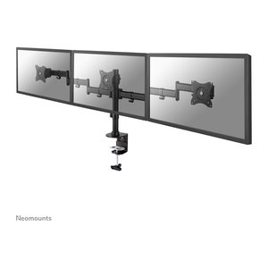 Neomounts Monitor-Halterung NM-D135D3 schwarz für 3 Monitore, Tischklemme, Tischbohrung