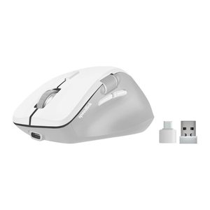 Speedlink Maus LIBERA, rechargable, wirel. & BT, silent, wh retail