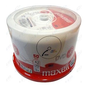 Maxell DVD-R 4.7, Inkjet white, Shrink 50