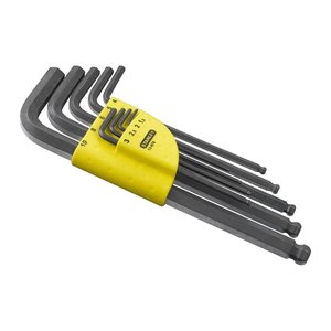 Stanley Stiftschlüss f. Innensechskantschrauben, Set 9-teil