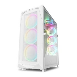 Sharkoon Gehäuse REV300 ATX/E-ATX 2xGlas weiß
