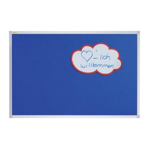 FRANKEN Pinnwand X-tra!Line 90,0 x 60,0 cm Textil blau