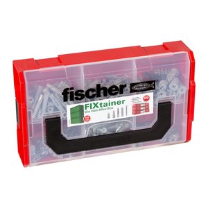 fischer FixTainer - SX Plus S, UX S, GK S, GKM S 532893 Dübel- und Schrauben-Sortiment, 240-teilig