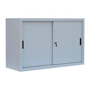 LÜLLMANN Schiebetürenschrank, 550120 lichtgrau 1 Fachboden 120,0 x 45,0 x 75,0 cm