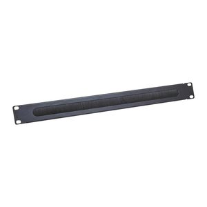 Logilink 19" Kabeldurchführung 1U mit Bürsteneinsatz, schw.