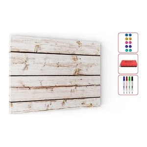 ALLboards Magnettafel 60,0 x 40,0 cm Helles Holz