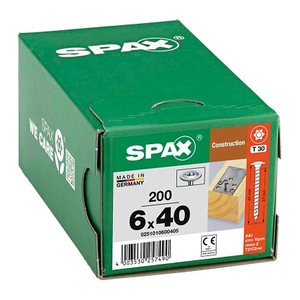 SPAX® Holzbauschrauben T30 Tellerkopf WIROX 0251010600405 6 mm x 40 mm, 200 St.