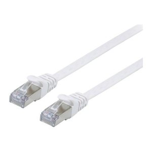 Equip Patchkabel Cat6A Flat U/FTP 2xRJ45 0.50m weiß LSZH Polybeutel