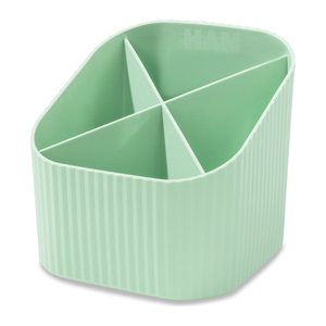 HAN Stiftehalter X-LOOP pastellgrün Kunststoff 4 Fächer 11,1 x 11,1 x 10,5 cm