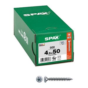 SPAX® Universalschrauben T20 Senkkopf WIROX 1191010450505 4,5 mm x 50 mm, 500 St.
