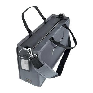SIGEL Laptoptasche Hot Desking Bag Premium Recycling-PET dunkelgrau BA413 bis 44,0 cm (17,3 Zoll)