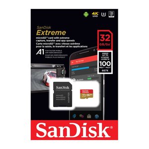 SanDisk Speicherkarte microSDHC-Card Extrem, 32 GB, 1 St.