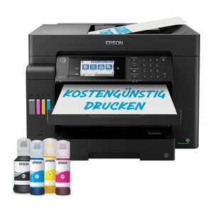 AKTION: EPSON EcoTank ET-16655 4 in 1 Farb-Tintenstrahl-Multifunktionsdrucker schwarz mit 150 Euro CashBack