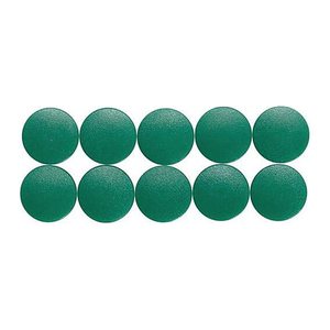 MAUL Magnete grün, Kunststoff Ø 1,5 cm, 10 St.