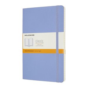 MOLESKINE Notizbuch Classic Collection flexibler Einband ca. DIN A5 liniert, hortensienblau Softcover 240 Seiten, 1 St.
