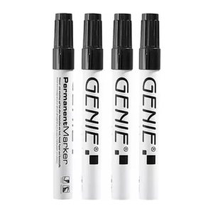 GENIE P-Marker Rund-Spitze Metall schw. 4 Stk.