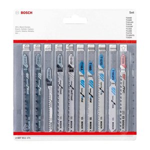 BOSCH Blister All in One Stichsägeblätter-Set 10-teilig, 1 Set