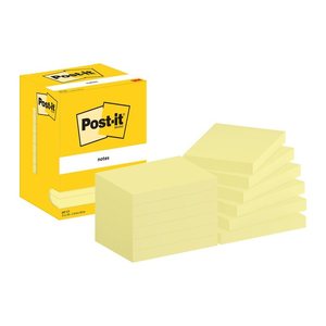 Post-it® Haftnotizen 657 gelb, 12 Blöcke