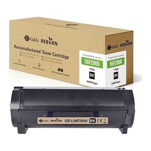 G&G Reborn-Toner kompatibel mit Lexmark 56F2000