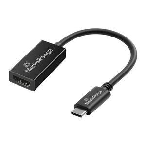 MediaRange USB-C zu HDMI Audio/Video Konverter,20cm sw