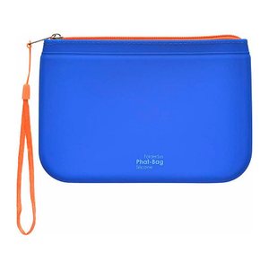 FolderSys Reißverschlussbeutel PHAT BAG DIN A6 blau/orange 1,2 mm, 1 St.