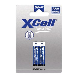 XCell Akku Dect Phone X800 Micro AAA 800mAh 2St.