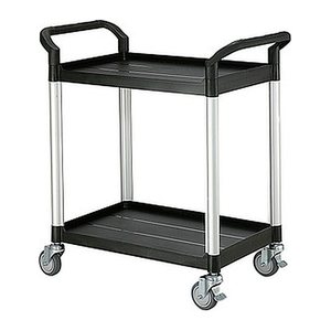 Etagenwagen schwarz 85,0 x 48,0 x 95,0 cm