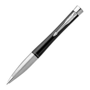 PARKER Kugelschreiber schwarz/silber, Schreibfarbe: blau, 1 St.