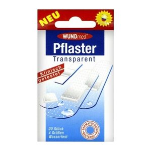 WUNDmed® Pflaster Transparent 02-042 transparent, 20 St.