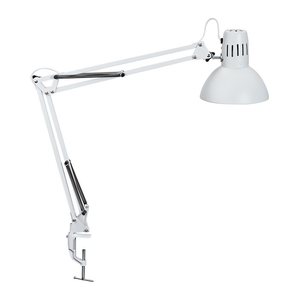 MAUL MAULstudy Schreibtischlampe weiß mit Tischklemme
