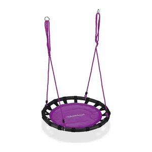 relaxdays Nestschaukel violett 80,0 cm