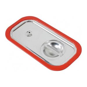 Bartscher Transportdeckel für GN-Behälter Top Line, mit Dichtung, 1/3 silber, 1 St.
