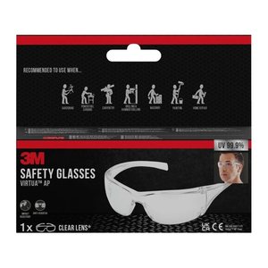 3M Schutzbrille Virtura transparent, 1 St.